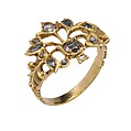 Nine Diamond Rings from a Convent, Gold and diamonds, Spanish